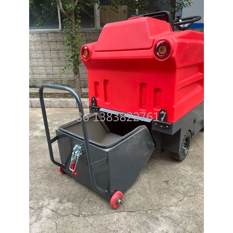 Wet Industrial Floor Sweeper, Machines for Sweep Streets with High Density Nylon Side Brush for Thorough Cleaning