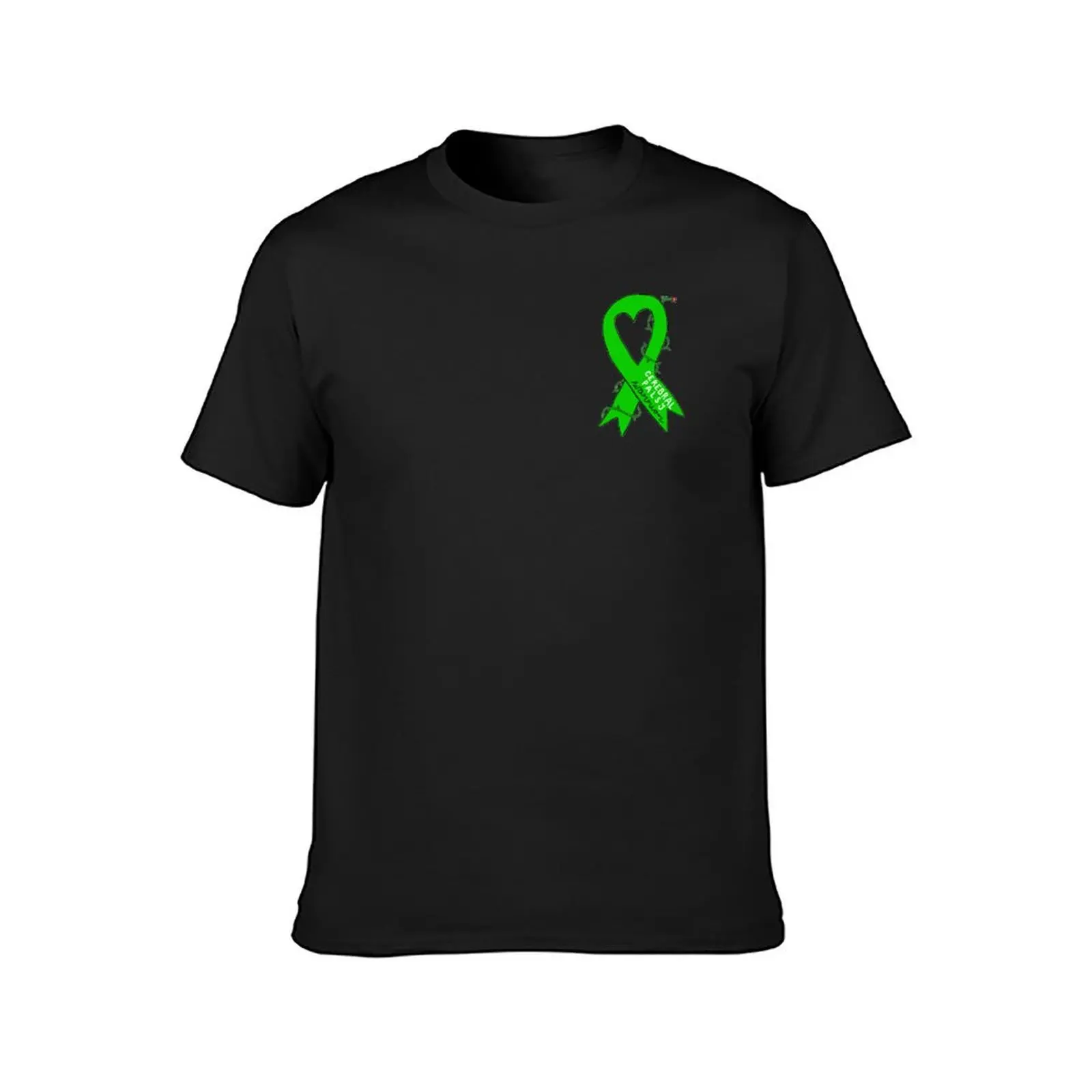 Cerebral Palsy warrior awareness ribbon T-Shirt oversized tops boys animal print sports fans black t-shirts for men