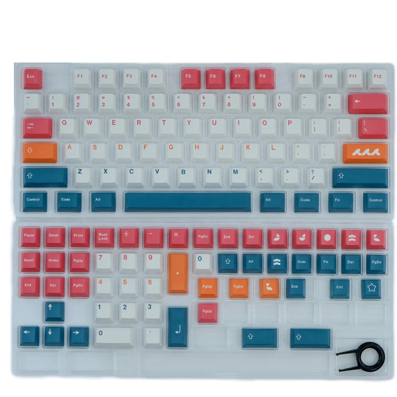 129 Keys GMK Salt Lake Keycaps PBT Dye Sublimation Cherry Profile Keycaps For Mx Switch Custom Mechanical Keyboard Anne GH60