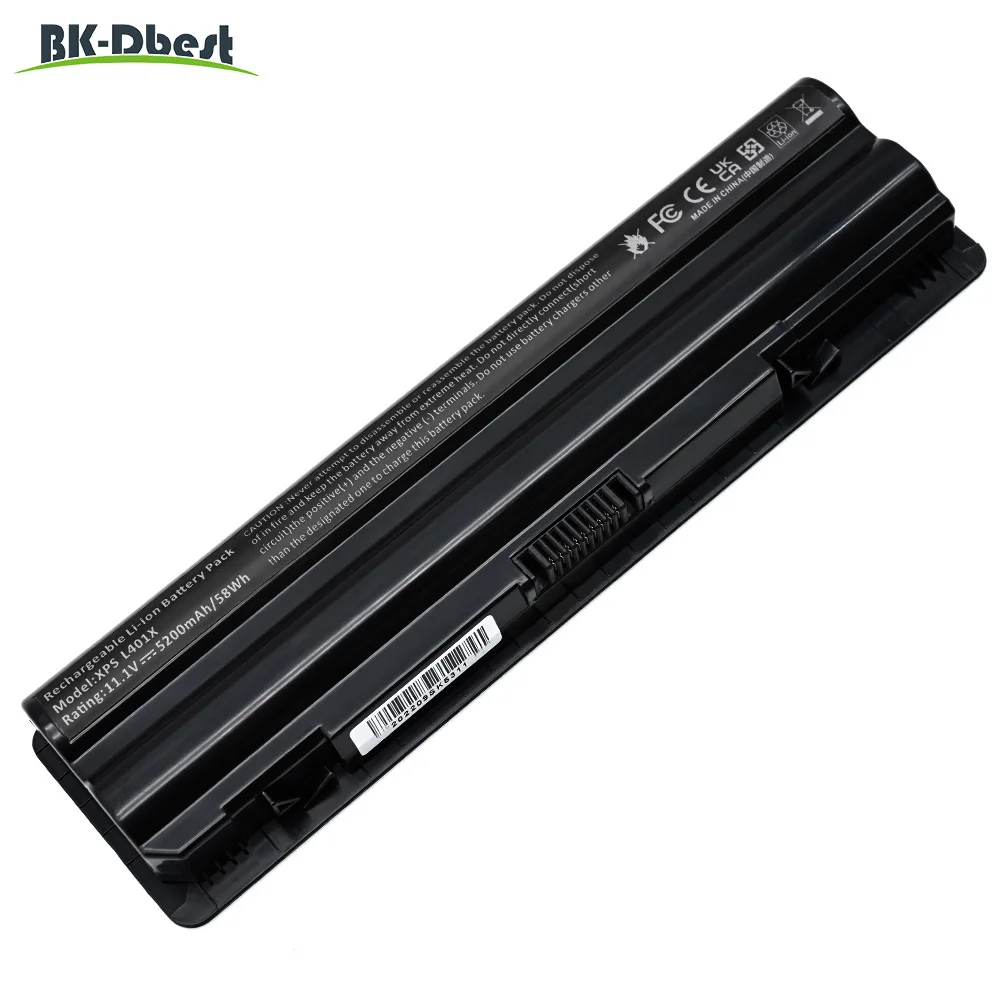 BK-Dbest Laptop Battery for Dell XPS 14 15 17 L501X L502X L701X L702X L401X L501X L502X J70W7 JWPHF 312-1123 R4CN5