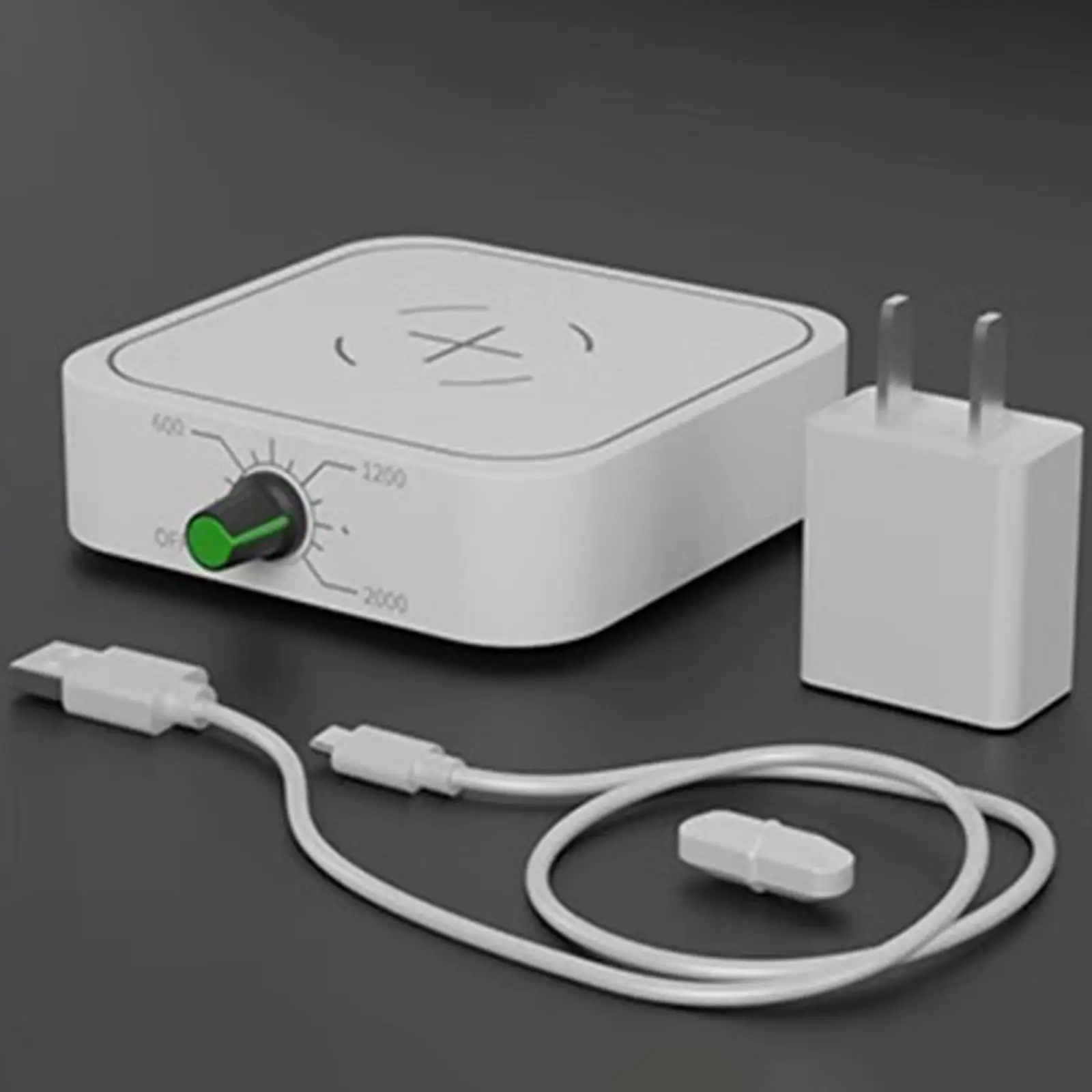 portable-magnetic-stirrer-pp-material-10cm-small-stir-plate-2000rpm-low-noise-mixer-with-type-c-cable-and-charging-head-for-lab