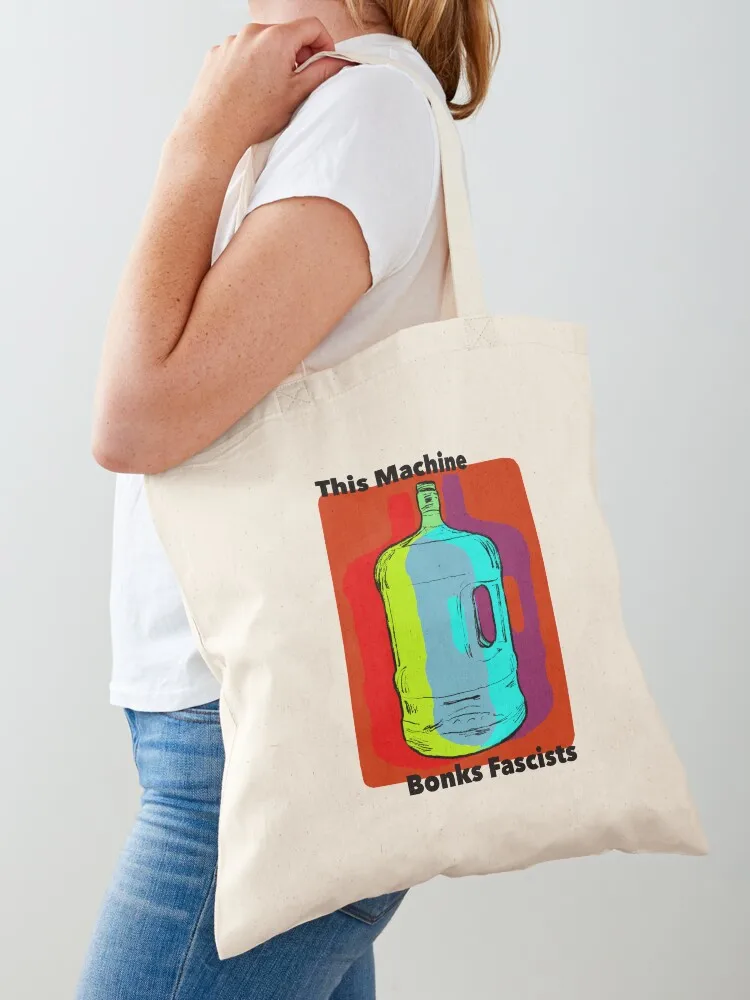 

bonking machine water jug illustration Tote Bag hand bags Women's shopping bag custom fabric bag sac pour femme