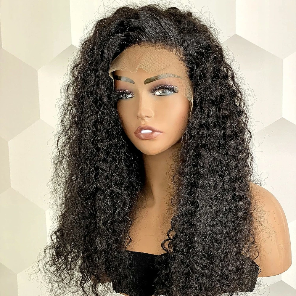 

Deep Wave Frontal Wig 13x6 HD Lace Wig 4x4 Glueless Wig Human Hair Ready To Wear 250% 13x4 Lace Front Wigs For Black Women