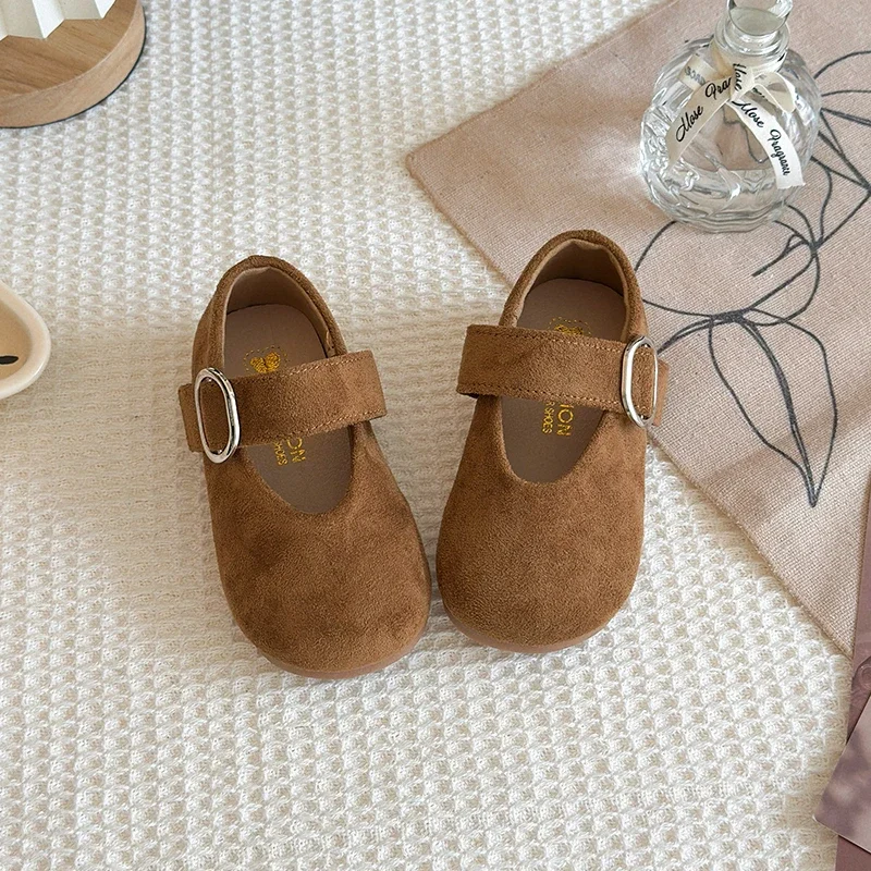 

2025 Spring Autumn New Children Casual Shoes for Girls Fashion Korean Style Soft Bottom Anti-slippery Versatile Princess Shoes