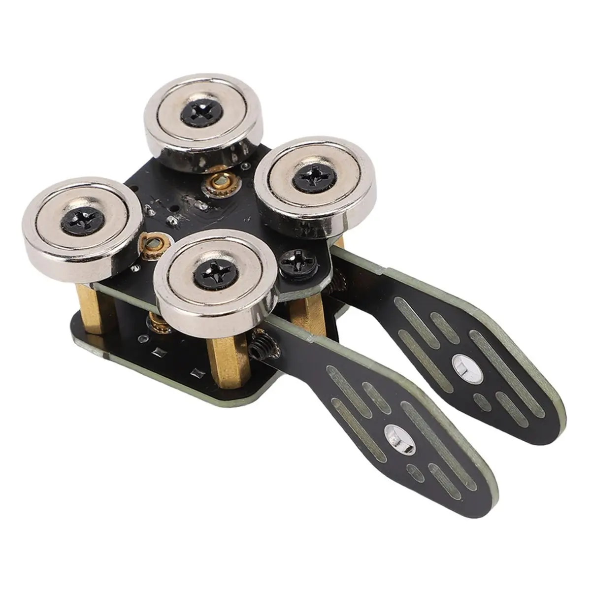PHONE&GEAR CW Key Quick Response Double Paddle Morse Code Key with Magnetic Base 3.5mm Jack Type C Port for Smartphone Computer