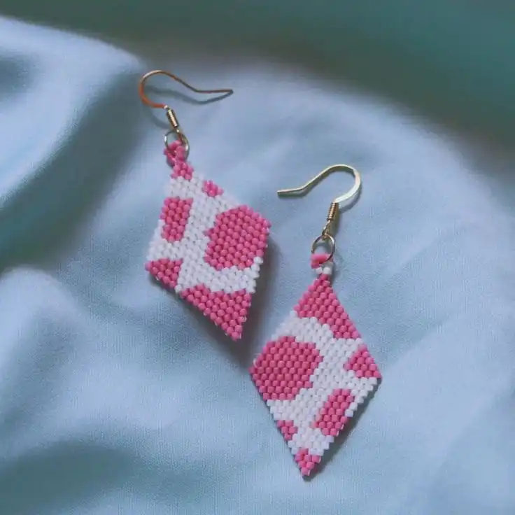 

Серьги ZGMXR из рисовых бусин, универсальные, геометрической формы, нерегулярные, ручной работы, модные, в стиле бохо, простые, из сплава, женские, с бусинами