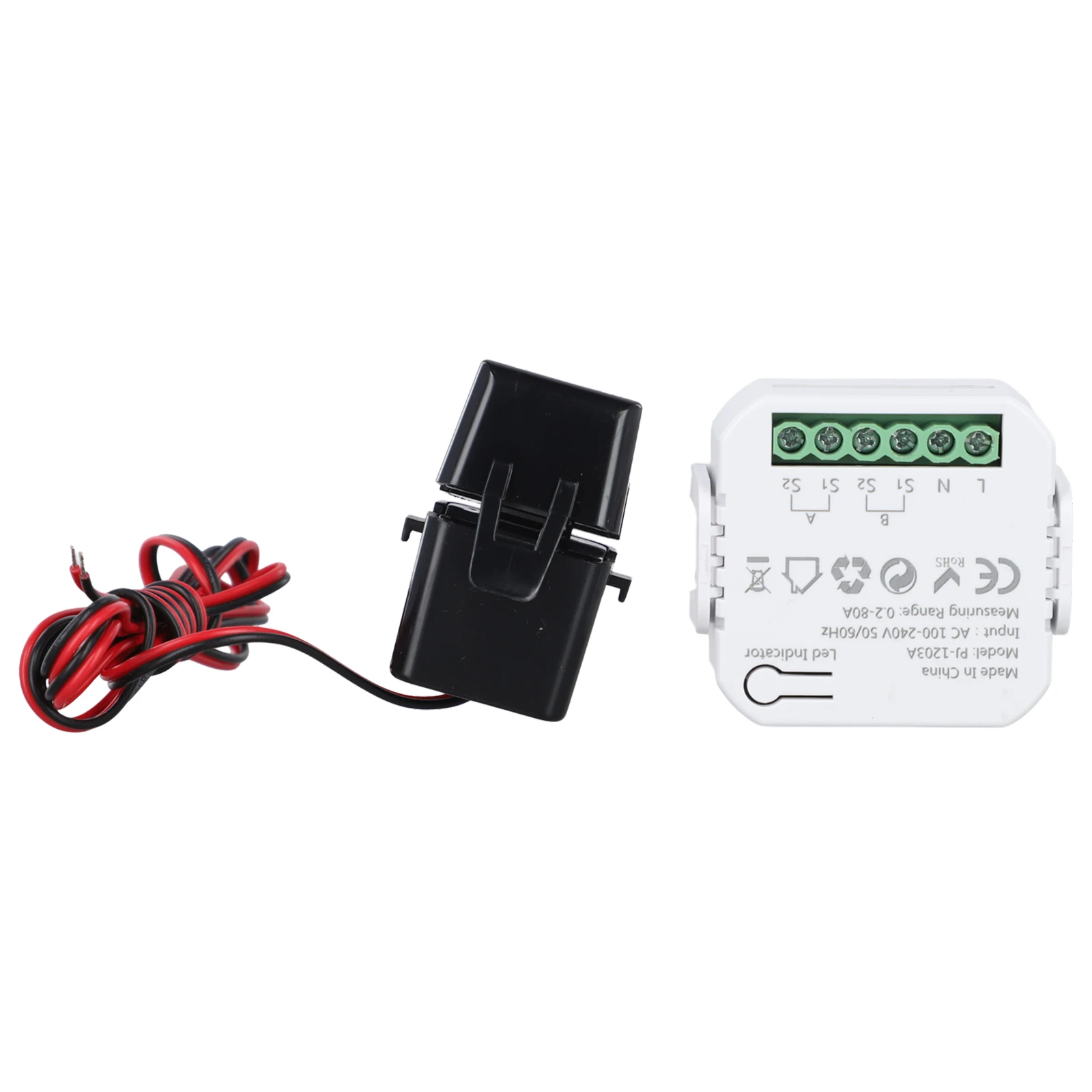 For Zigbee For Energy Monitor 100-240V With For Ct Clamp For Tuya For Smart For Life App For Real Time Power Usage Tracking Home