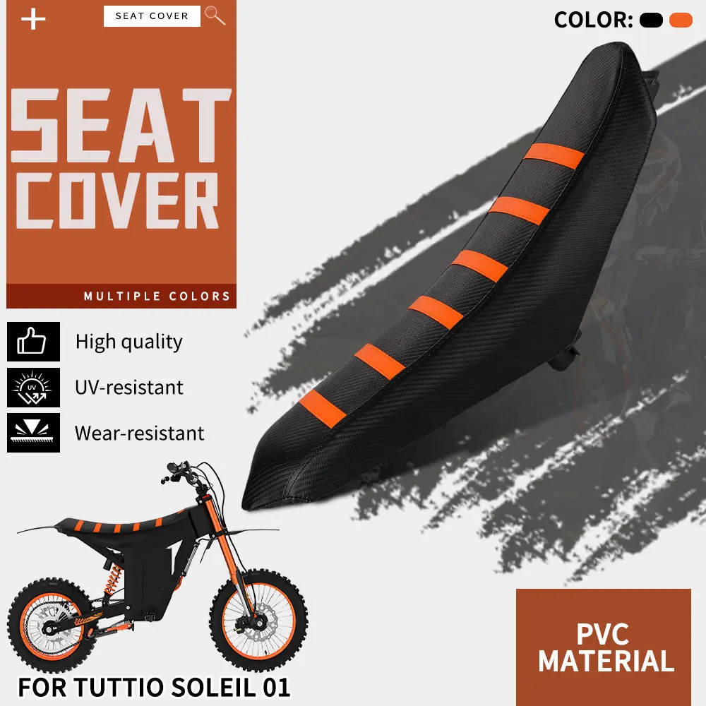 

Motorcycles seat cover waterproof and Non-slip motocross parts For Tuttio Soleil 01 Electric Mini Bike accessories black