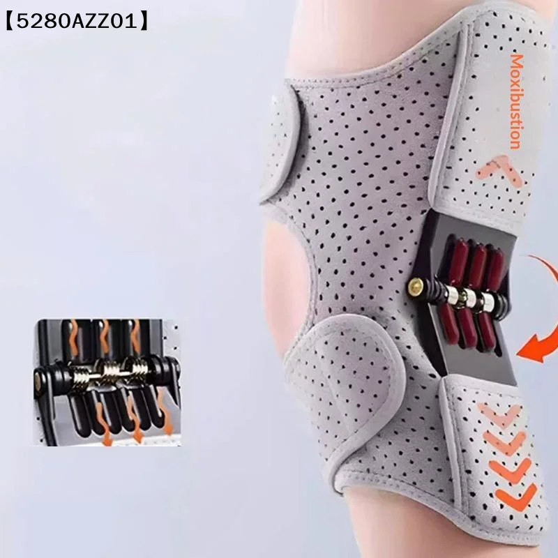 Rebound Springs Knee Assistive Device Non-Slip Breathable Booster Exoskeleton Brace Adjustable Spring Stabilizer Joint 〔HMA58〕