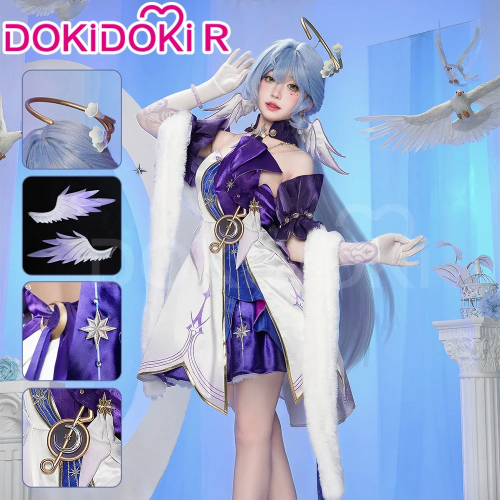 

Robin Cosplay Costume Game Honkai: Star Rail Cosplay DokiDoki-R Honkai Women Costume Dress Robin Cosplay Wig