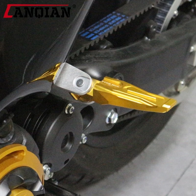 TMAX560 Folding Rearset Foot Peg For YAMAHA Tech max tmax 560 2020 2021 2022 2023 Motorcycle Aluminum Rear Passanger Footpegs