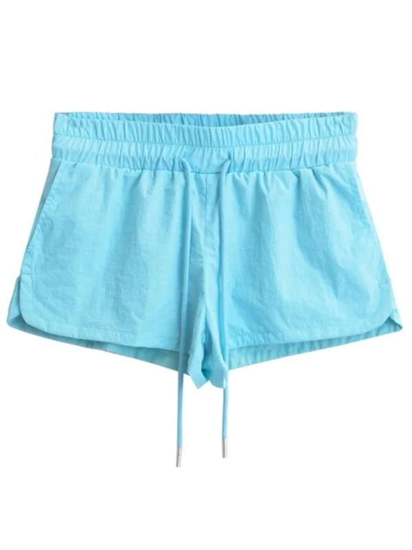 

Low Waist Wide Leg Short Pants Quick Dry Sexy American Girl Summer Pure Color Sport Casual Women's Shorts High Waist Straight...