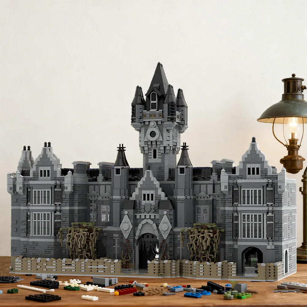 Gobricks MOC Frankensteined Spookhuis Bouwsteen Model Frankensteined Spookhuis Architectuur Bricks Speelgoed Kinderen Geschenken