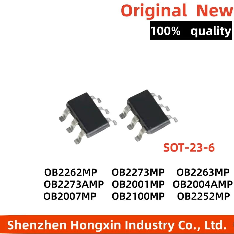 10 pieces of OB2262 2263 2273 2001 2004 2007 2100 2252MP/AMP MP SOT23-6 charger power patch 6-pin chip
