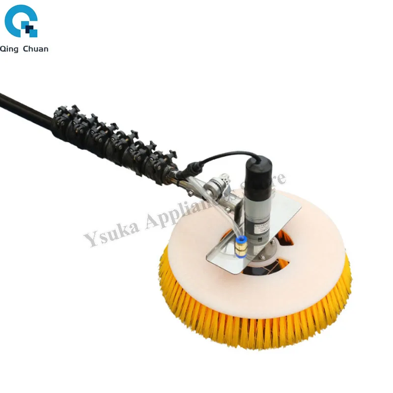 Solar Cleaner Brush Telescopic 2m/3m/5m Automatic Electric Telescopic Solar Panel Cleaning Machine Robot Equipment Tools