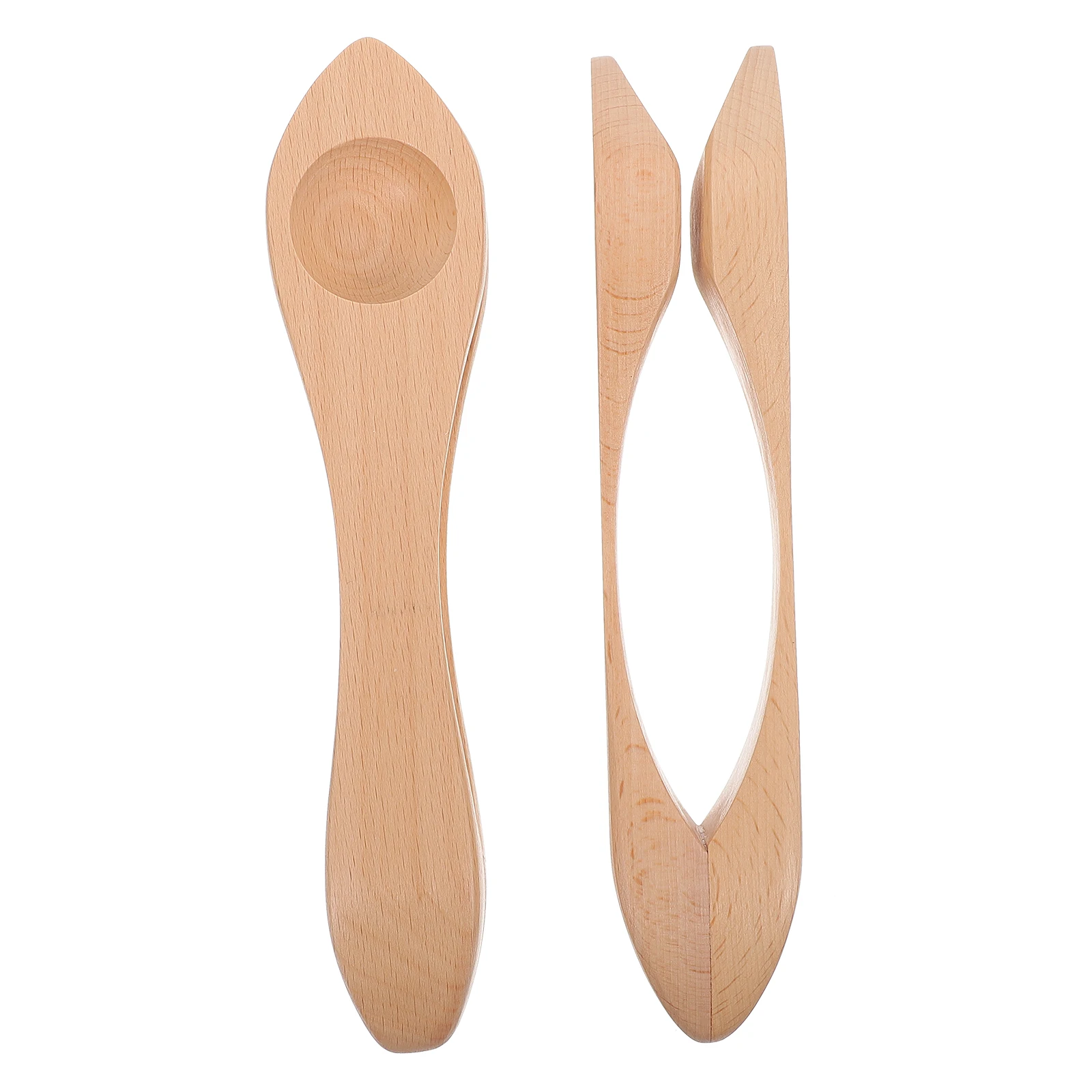 

2pcs Wooden Musical Instruments Kids Performance Children Performance Instrument Toys Smooth Wooden Spoon Percussion Toy Musical