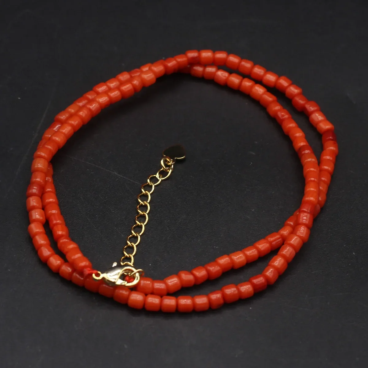 Column Shape Beads Fashion Natural Red Coral Isolation Beads For Jewelry Making DIY Bracelet Necklace Size 3mm