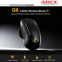 Imice Wireless Mouse with 2.4GHz USB Receiver 1600DPI Mouse for Computer Laptop Tablet PC Macbook Ergonomic Gaming Mouse Gamer