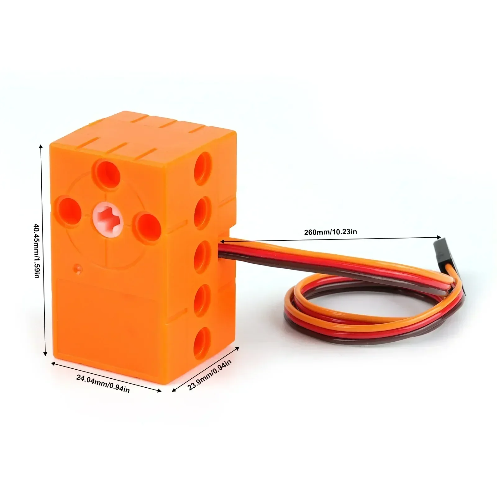 Geekservo مؤازرة صغيرة قابلة للبرمجة 2P/3P سلك دوران 360 درجة متوافق مع مكعبات البناء القياسية Microbit Raspberry Pi