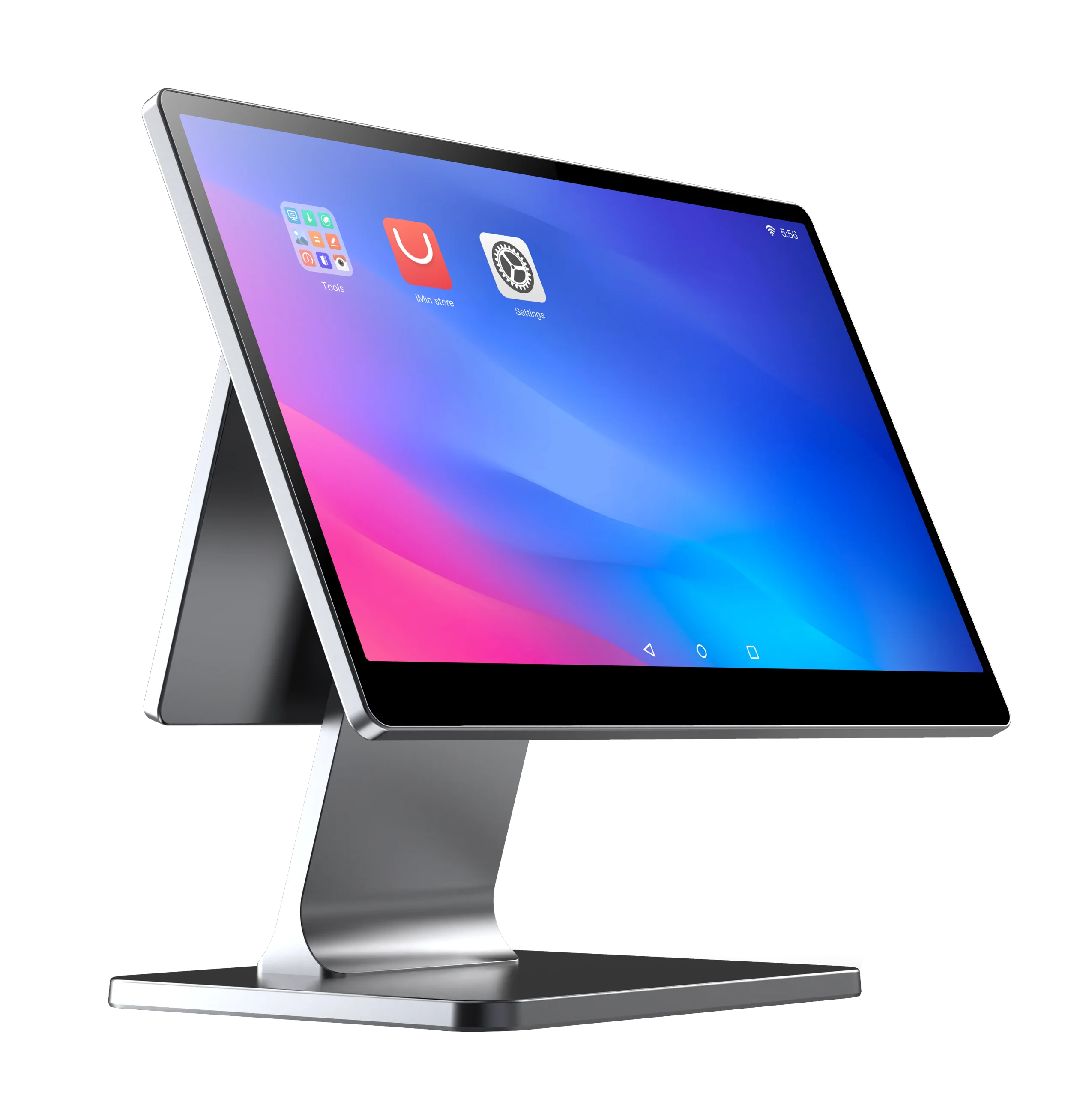 EPOS Systema Android ARM 15.6+10.1\" Kassa POS Machine Alles-in-één La Caja Registradora Del Sistema Android --- XBYY