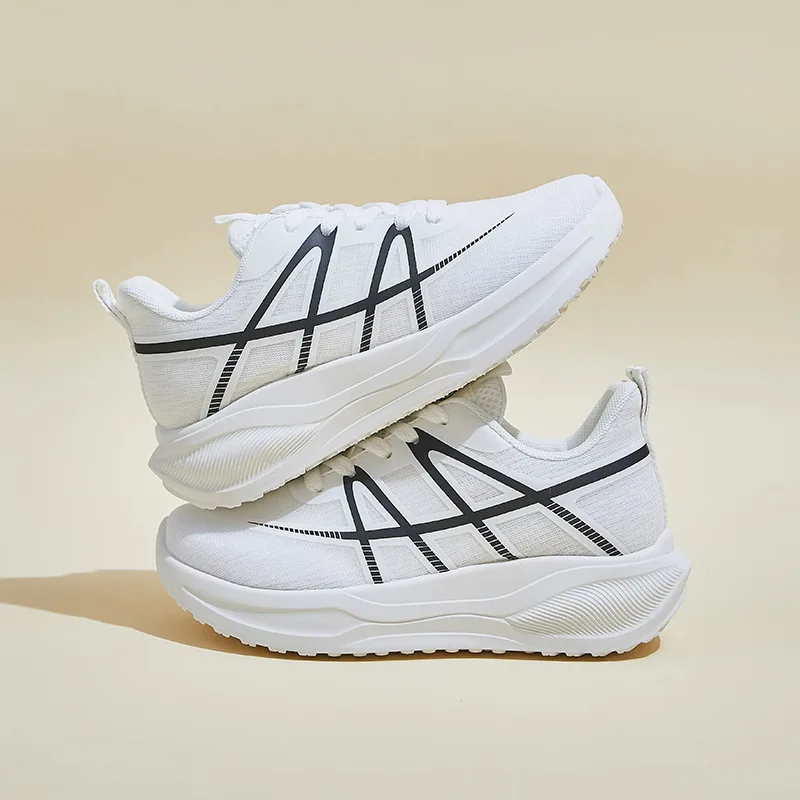 

Fashionable Korean Style Knitted Shoes Spring 2025 New Student Sports Fitness Running Casual Street Photography Women's Shoes