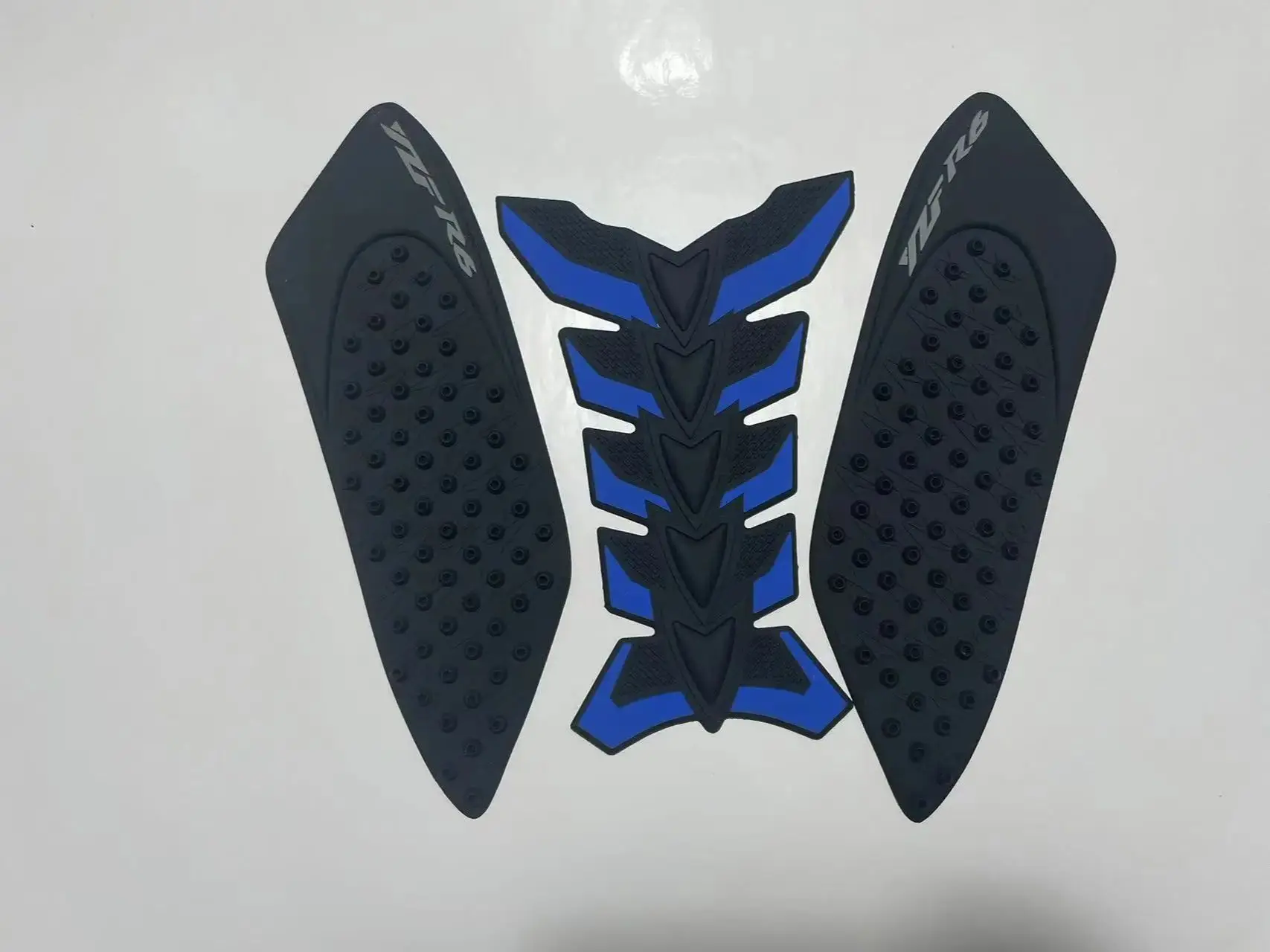 For Yamaha YZF-R6 R6 R 6 2006-2018 2017 2016 2015 2014 Motorcycle tank Sticker pad Non-slip Side Fuel Rubber Waterproof Stickers