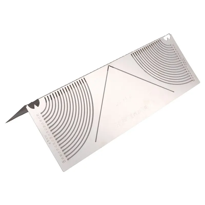 【Big Deal】Precise-Flex Angle Arc Marking Tool For 20-100MM Square-Pipe Metal Pipe Saddle Cutting Guide Pipefitter Measuring Tool