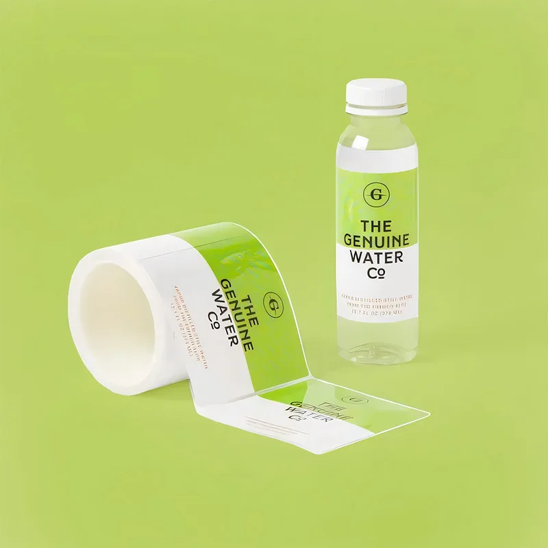 Custom PVC Adhesive Stickers Labels Bottle Stickers Roll Adhesive Advertising Trademark Printing Stickers Customization