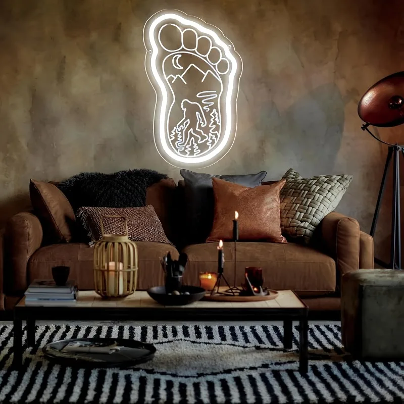 white-bigfoot-neon-sign-customizable-lde-wall-decorative-light-suitable-for-bedroom-garage-man-den-hotel-kids-room-gift