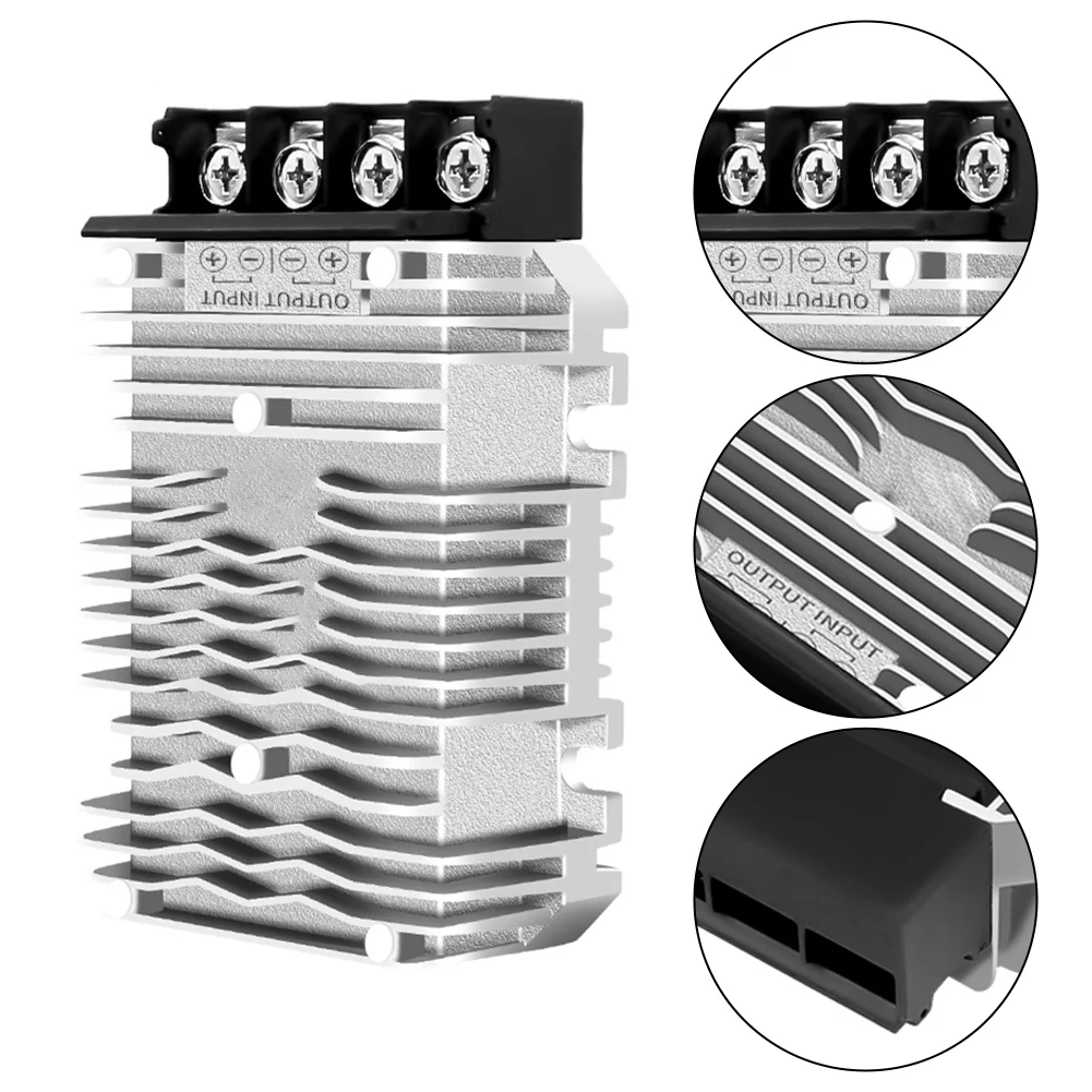 

24V To 12V 50A/60A DC-DC Step Down Converter Step-Down Module Aluminum Alloy Terminal Connection Equipment Accessories