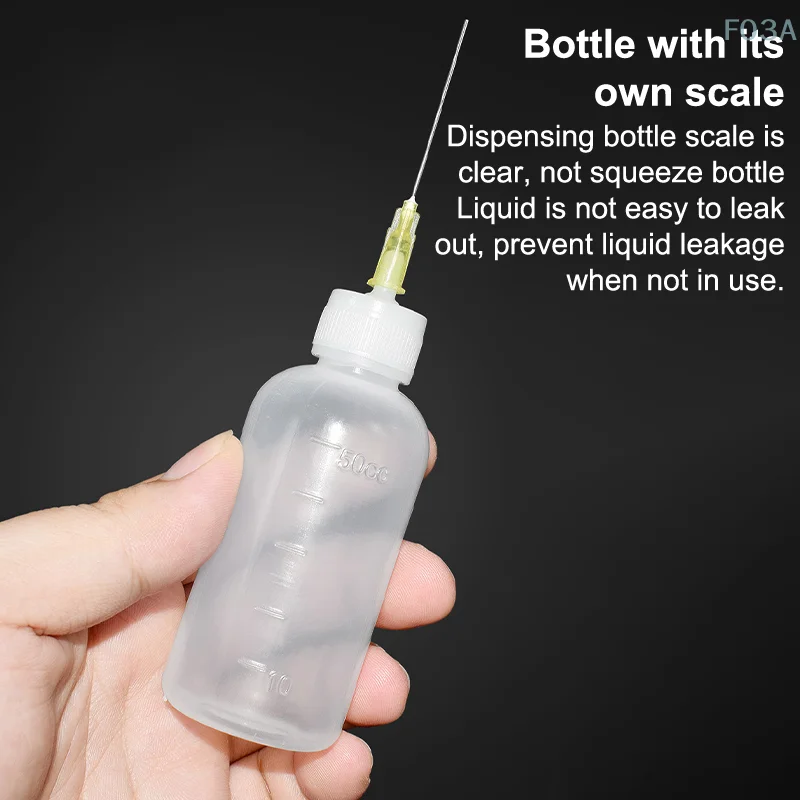 50ML Plastic Liquid Alcohol Bottle For Dispenser Rosin Solder Flux Paste For Phone PCB Cleaning Welding Repair Tools