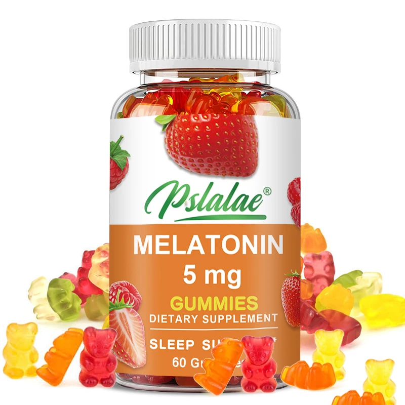 Melatonina 5 Mg - Suplemento Galinoso Aromatizado Naturalmente - Mejora o Sono Não OGM, Sem Glúten