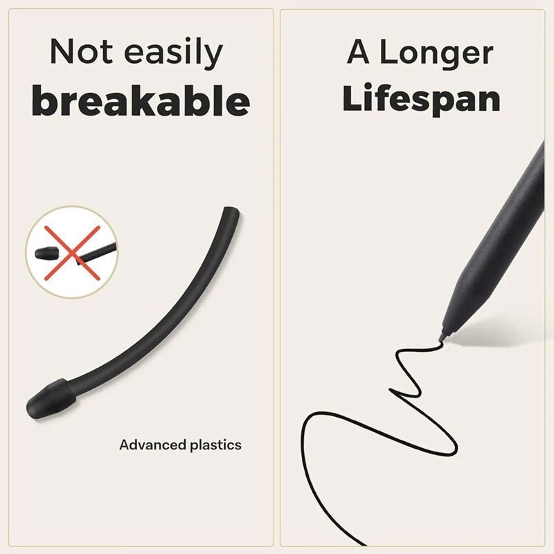 Punte di ricambio per penna Notevole 2 penne: sensibilità alla pressione 4096 e supporto per scrittura inclinabile, con strumento per la rimozione dei pennini