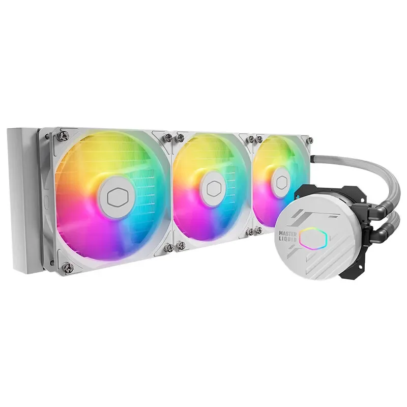 CoolerMaster B360 ARGB Core AIO CPU Cooler Fans Dual-Chamber Pump RGB Fans Silent for AM5 & LGA1700 Platforms