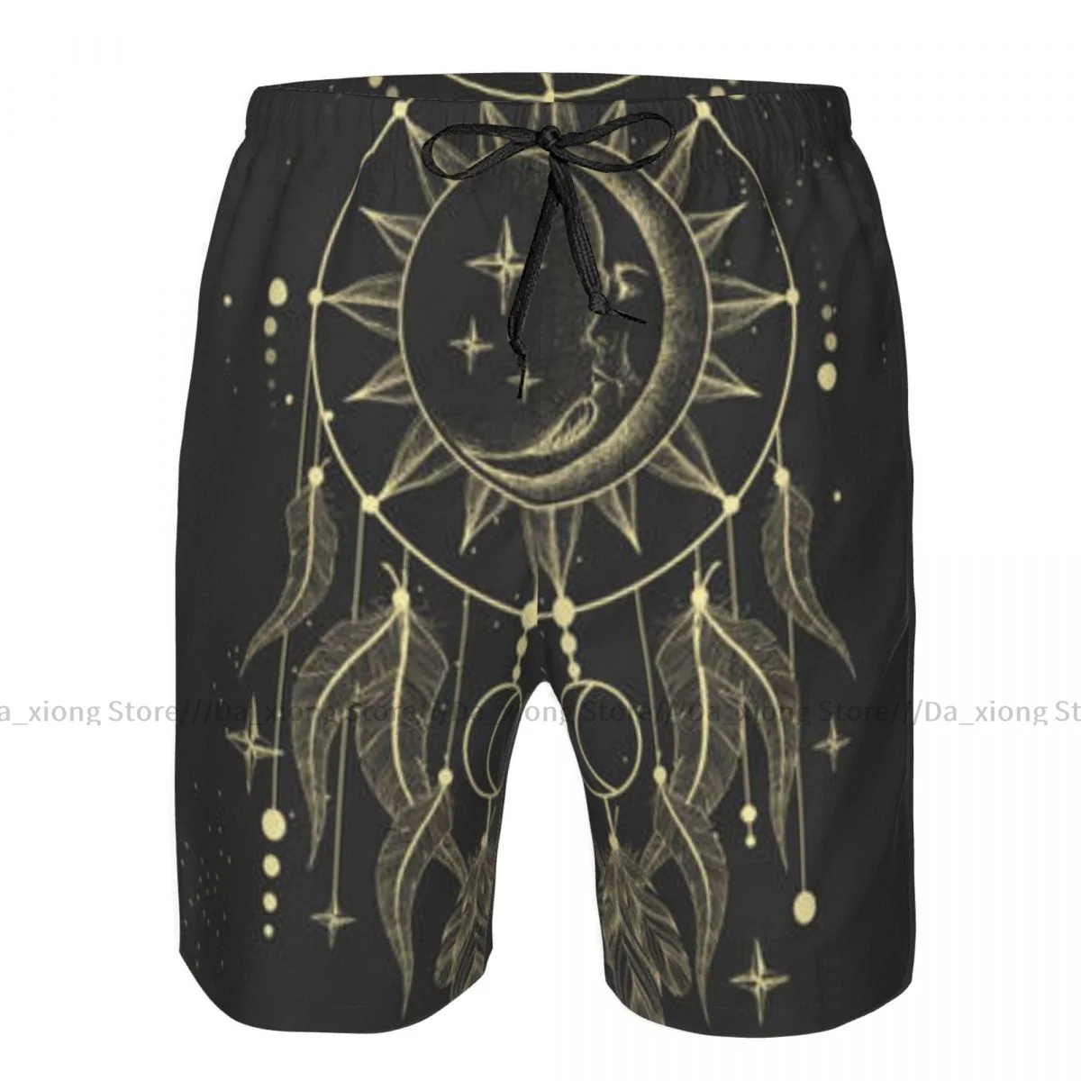 Man Swimwear Magic Witchcraft Card Dream Catcher Swim Shorts Trunks Beach Board Shorts Swimming Swimsuits