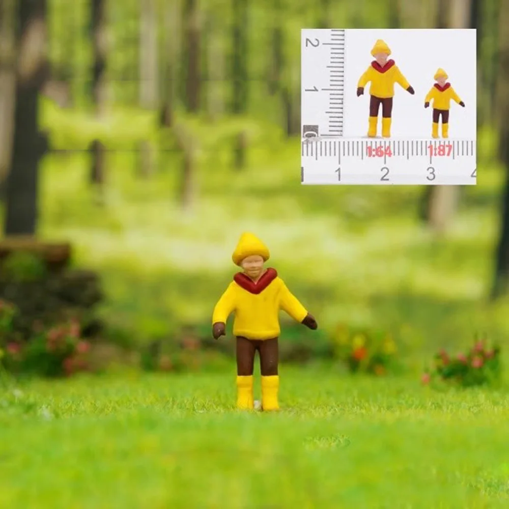 Diorama de resina 1/64 papai noel figuras em miniatura carro brinquedo 1/87 minifiguras modelo natal diy figura brinquedos colecionáveis