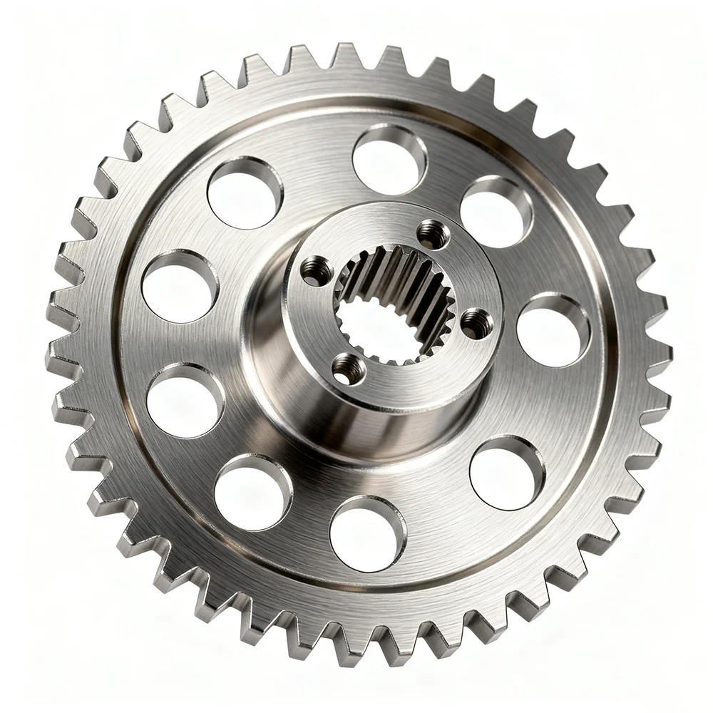 OEM Metal 3D Printing Custom Spur Gear Stainless Steel Precision Transmission Gear, Custom Size Industrial Machinery 3D Printed