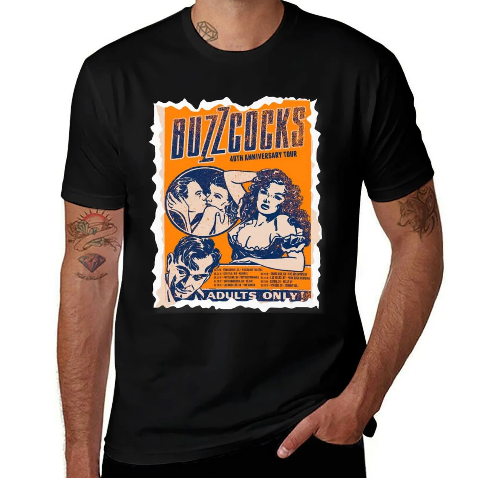 Racerback Buzzcocks T-Shirt Basic Simple Casual Short Sleeve Tee T-Shirt