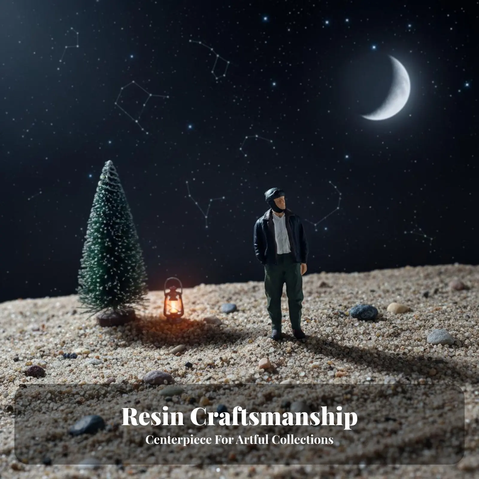 

Stargazing Family Figurine High Intricacy Sand Table People Prop Resin Miniature Person Highly Detailed Resin Miniature Scene