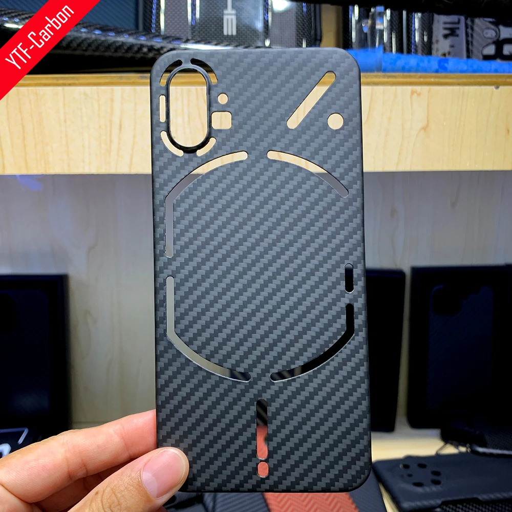 

YTF-carbon Real carbon fiber case for Nothing phone1 case Ultra-thin anti-drop aramid fiber Business hard case Nothing phone 1