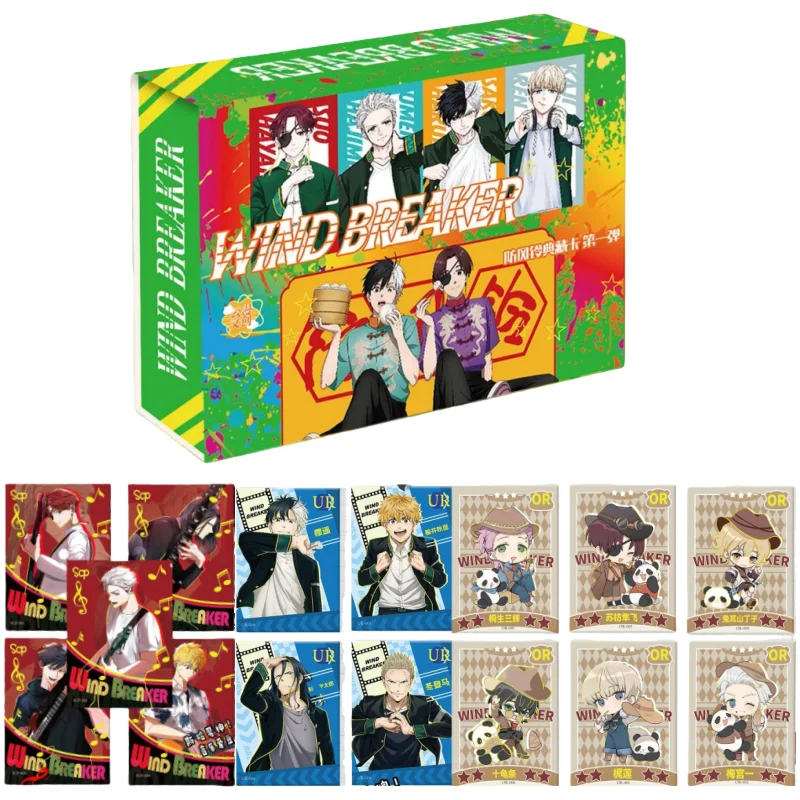 حقيقية الرياح قواطع جمع بطاقة الساخن الدم الشباب أنيمي بطل الرواية Suou ساكورا عالية الجودة المشارك بطاقات ألعاب أطفال هدية #1