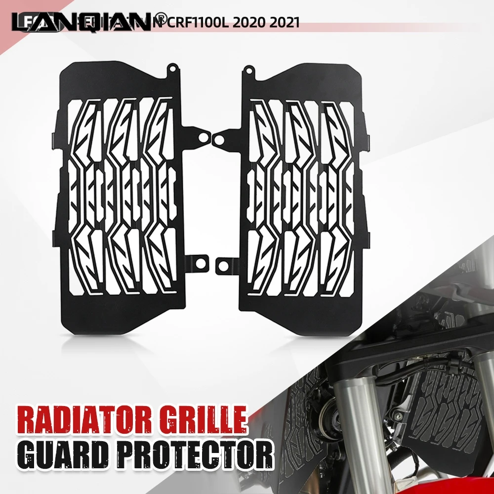 

For Honda Africa Twin CRF1100L Africatwin CRF 1100 L 2020-2023 Motorcycle Radiator Grille Guard Protector Cover Grill Protection