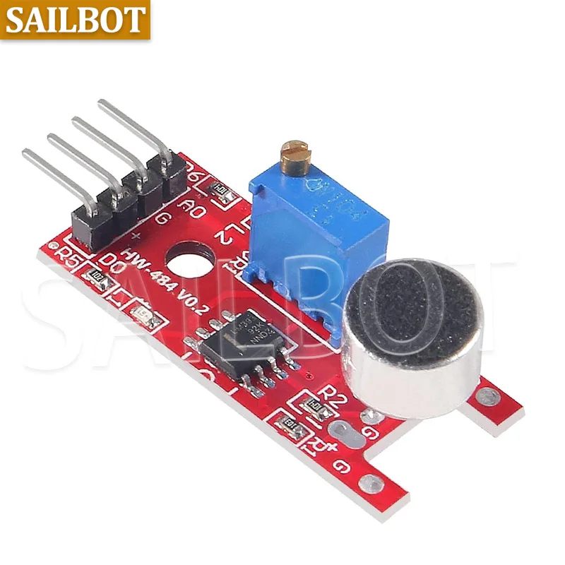 1/5/10 قطعة KY-037 حساسية عالية الصوت ميكروفون الاستشعار وحدة الكشف ل AVR الموافقة المسبقة عن علم KY037