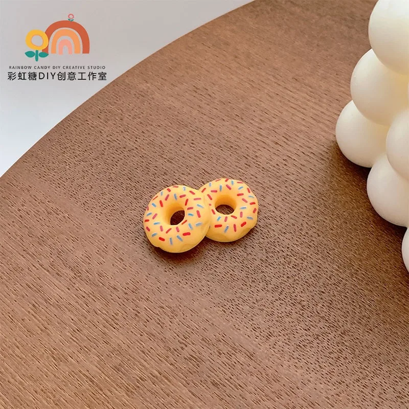 10 قطع مصغرة متعددة الألوان الكعك 3D محاكاة DIY الملحقات بالجملة اكسسوارات صغيرة الحلي