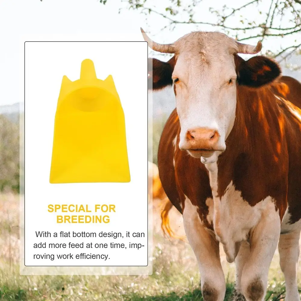 

прочный пластиковый совок для кормления, штабелируемый утолщенный совок для зерна, многоразовая большая лопата для еды для лошадей