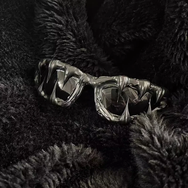 

Avant garde sunglasses, dark American variation, handmade drop glue sunglasses