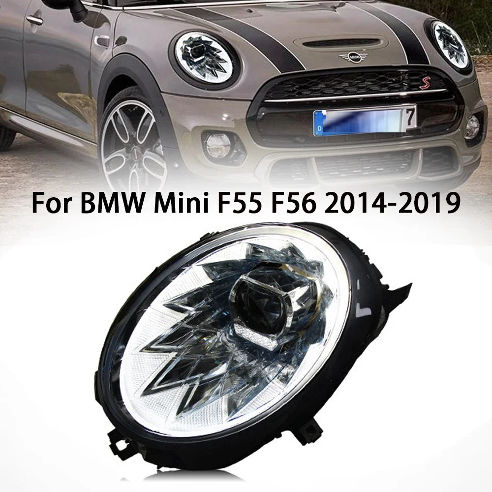 

Car Front Lights For BMW Mini Cooper F56 F55 2014 -2019 Led Headlights DRL Signal Headlamp Assembly Plug And Play