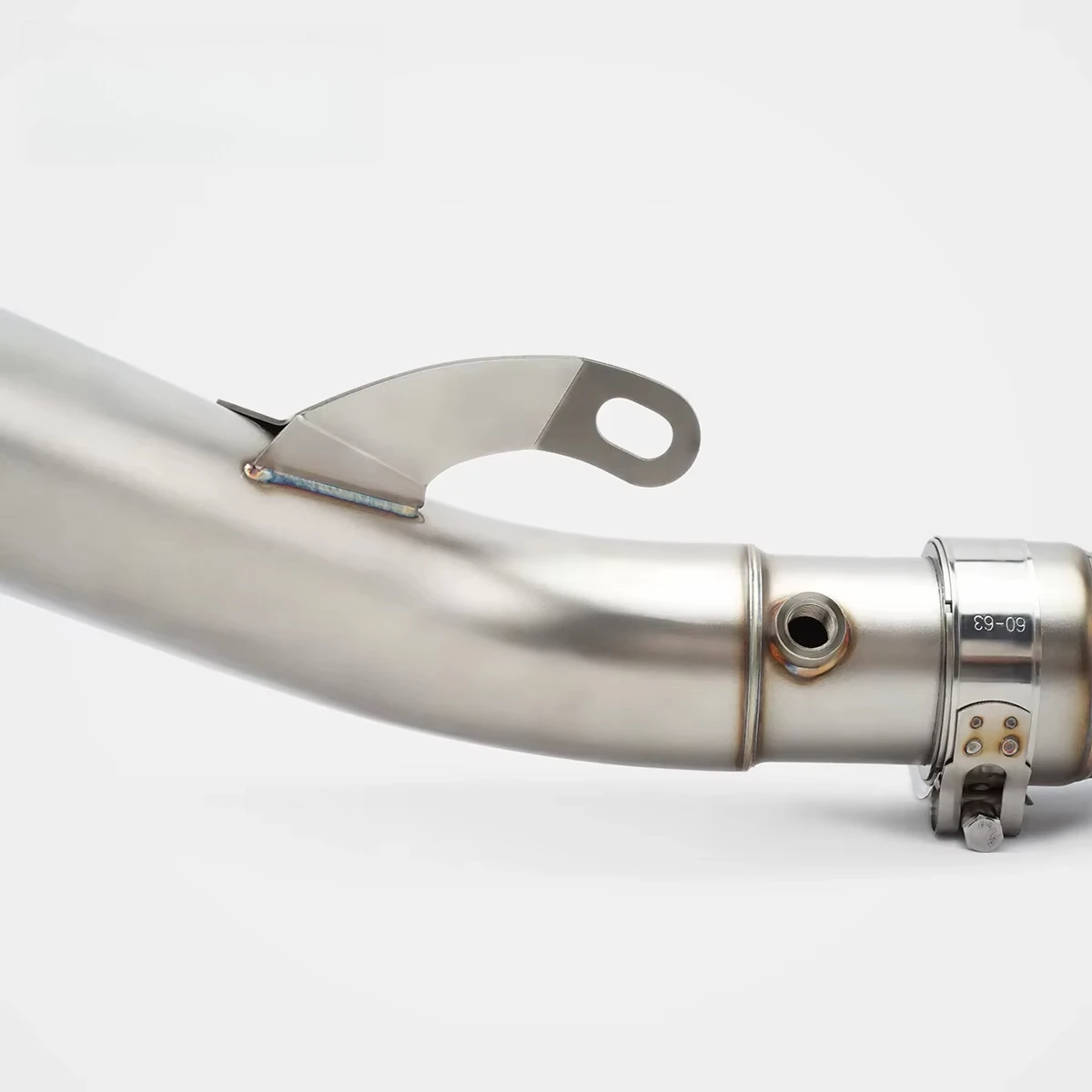 ZX-6R Fit 2003 - 2024 Titanium Alloy Front and Middle Section Exhaust Pipe Compatible Aftermarket Rear Exhaust OEM