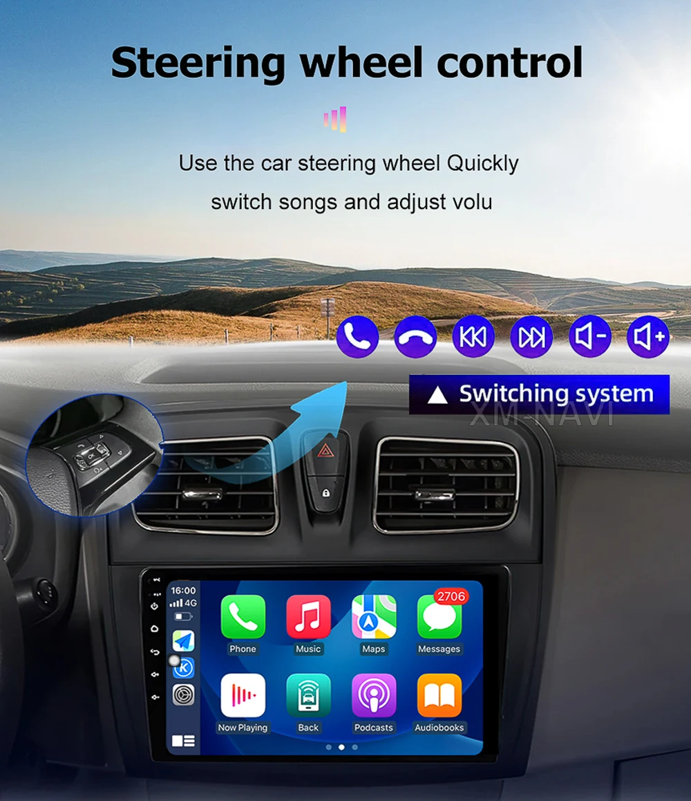 10 Inch For Volvo XC90 C 2004 - 2013 Android 16 Auto Car Radio Multimedia Video Player GPS Navigation Stereo Carplay Head Unit