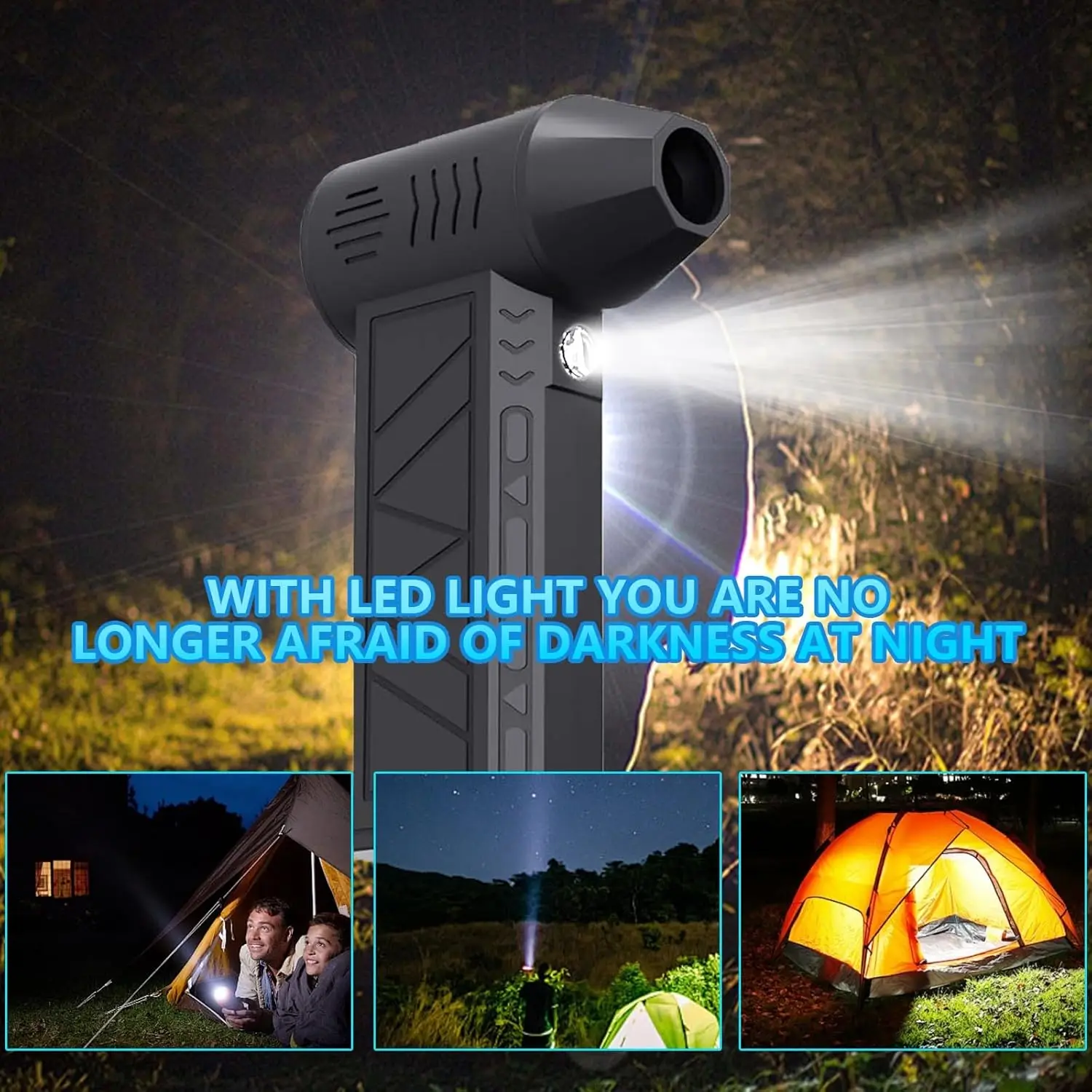 منفاخ الثلج بمروحة عنيفة 4 سرعات من النوع C شحن سريع منفاخ هواء قوي مكنسة كهربائية منفاخ غبار توربو بدون فرش #4